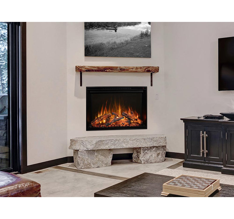 Modern Flames Redstone Recessed Wall Mounted Electric Fireplace | Wayfair